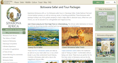 Desktop Screenshot of botswana.co.za
